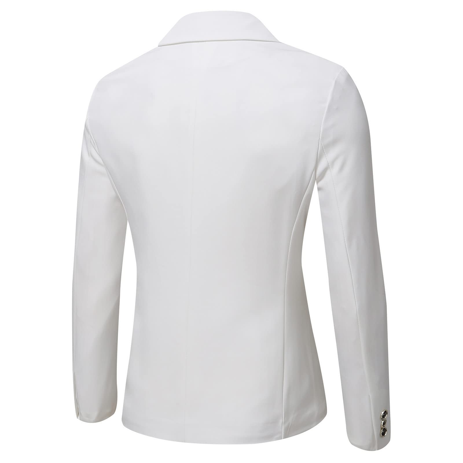 Americana Hombre Casual, Chaqueta de Traje Informal para Hombre con diseño Estampado y Solapa de Hebilla en un Pecho Elegante