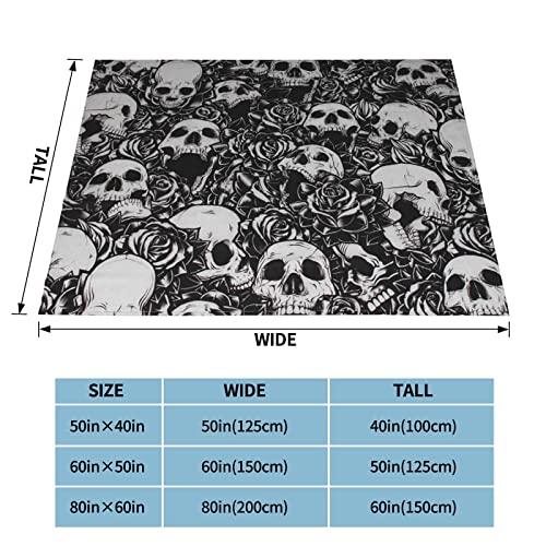 Gothic Soft Blankets For Women Fleece Blanket For Couch Bed Throw Blanket Lightweight Flannel Cozy Blanket All Season 50X60 #TOP3