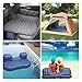 jtymx Car Bed - Camping Mattress - Portable Travel, Sleeping, Inflatable Bed for Universal SUV Extended Air Couch with Two Air Pillows - Black