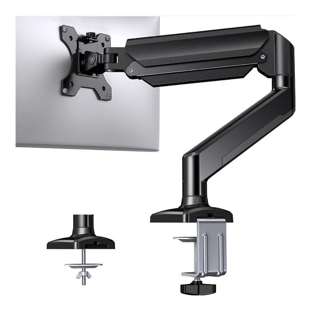 SaryEdge Monitor Stand Ergonomic Mechanical Arm Monitor Stand, Desktop Support Bracket for Computer Screen, Adjustable Height Arm for Improved Comfort in Home,