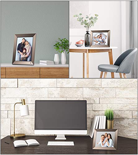 Dragon Touch WiFi Digital Picture Frame, 10 Inch IPS Touch Screen HD Display, Magnetic Stand, 16GB Storage, Motion Sensor, Auto-Rotate, Share Photos and Videos via App or E-Mail (Classic 10 Elite)