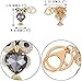 Reizteko Cute Owl Big Stone Rhinestone Alloy Women Car or Bag Keychain (Black owl)