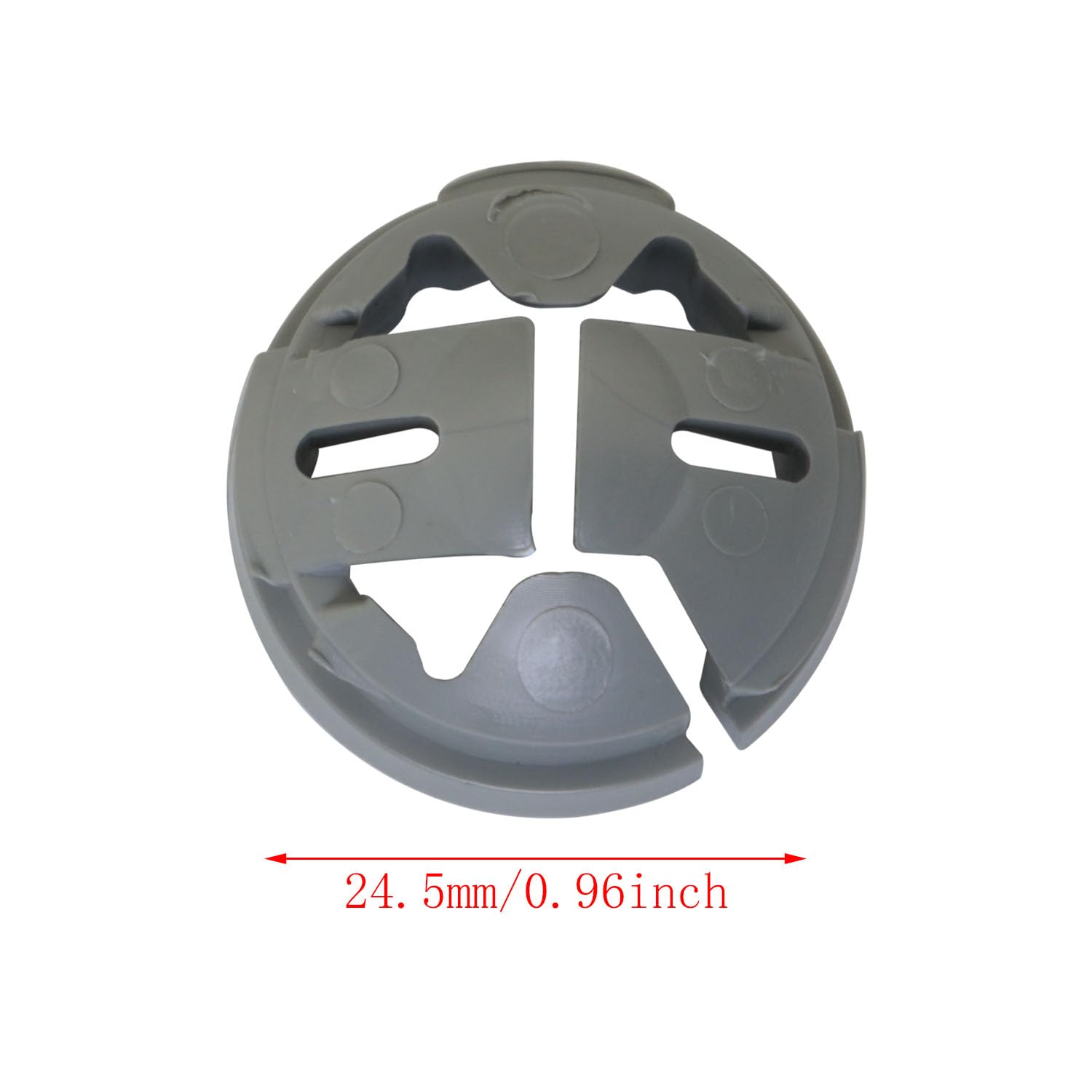 DGBRSM 10pcs Non-Metallic Push Button Insert Cable Connector Fits 1/2 in. Breakout Hole Plastic Cable Connector Electrical Conduit Fittings Breakout Electrical Conduit Nylon Voltage Wire Snap