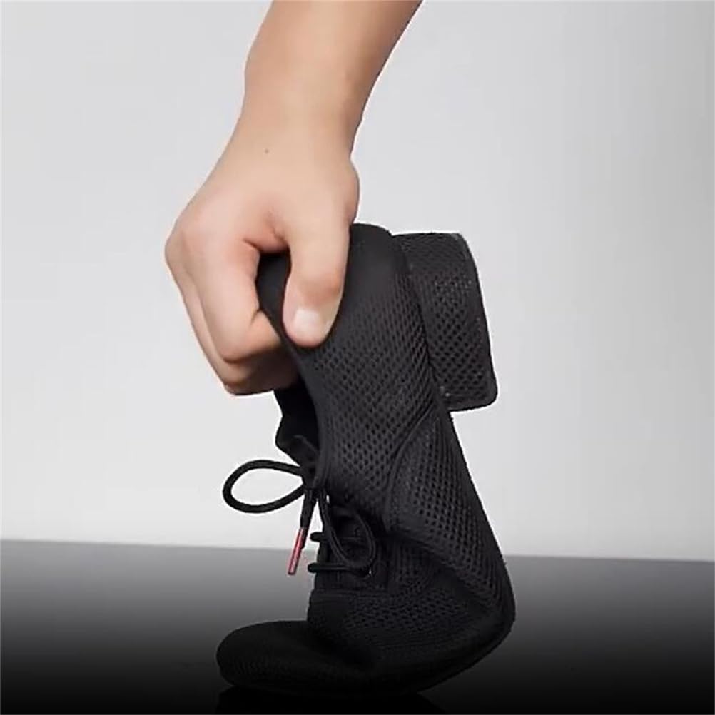 Zapatos de Baile de Malla Hombre Suela Cuero Cordones Salsa Latinas