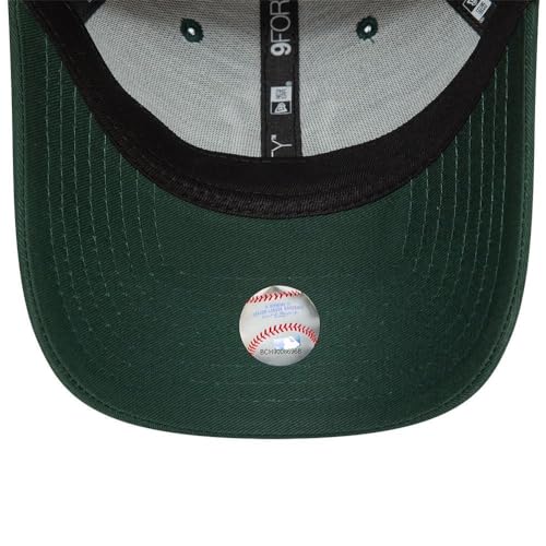New Era New York Yankees MLB League Essential Grün Weiß Verstellbare 9Forty Cap - One-Size