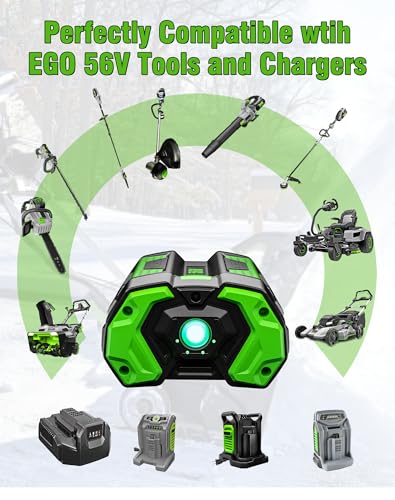 Image of HOCHSTERN 5.0Ah Replacement for EGO 56V Battery Compatible with EGO 56 Volt Lithium-Ion Battery Power Tools 1Pack