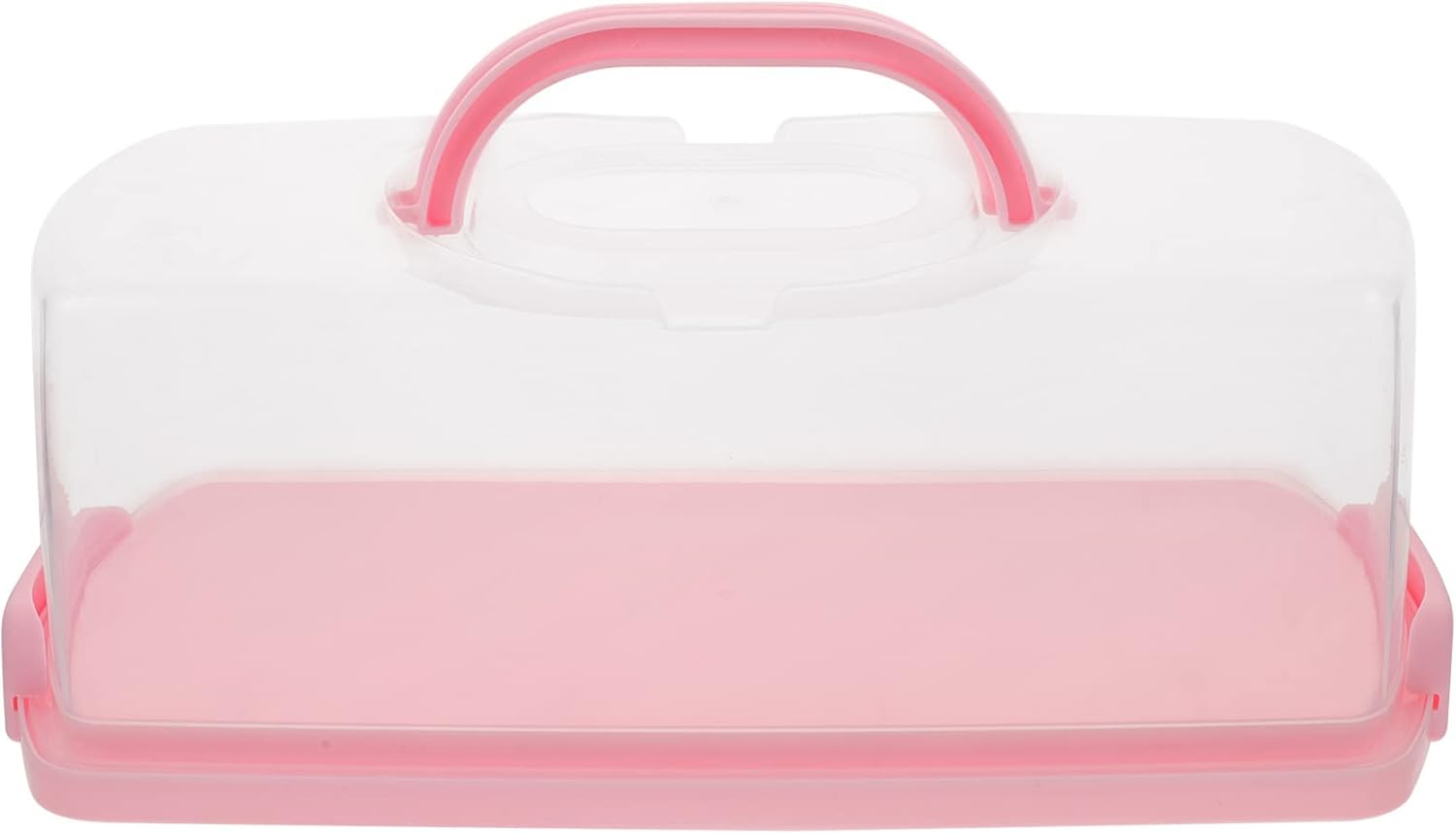 CALLARON Food Containers Cupcake Boxes Cake Carrier Plastic Keeper Containers with Dome Lids Saver with Locking Lid for Cup Bread Food Containers Cup Boxes