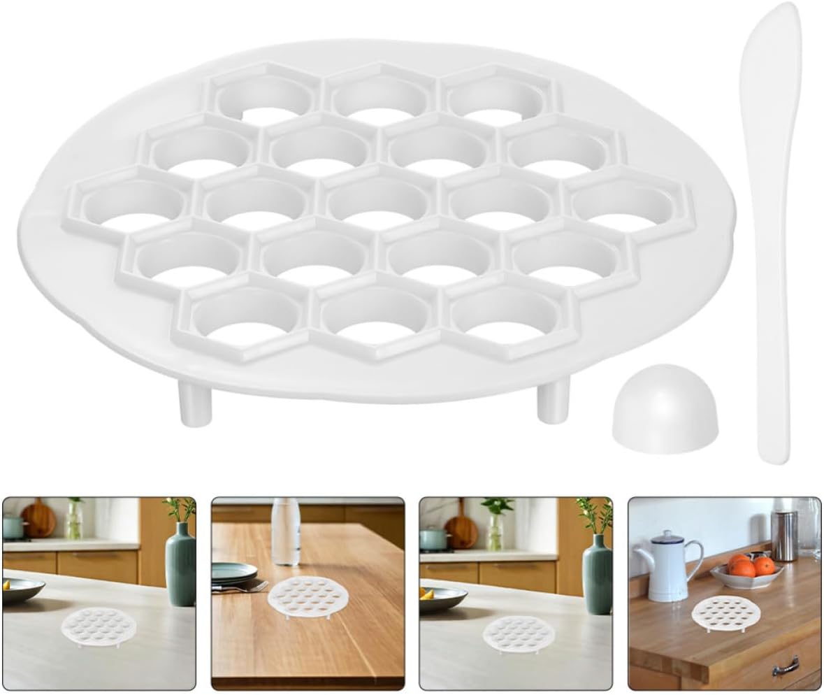 4 Set Dumpling Maker Mold, PP Press Tool for Mini Buns
