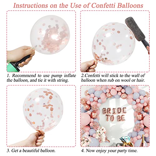 Rubfac Gender Reveal Balloon Arch 146Pcs 5 12 18 Inch Pink Balloon Garland Kit, Pink And Blue Balloon Garland For Baby Shower Bridal Shower Birthday Party Gender Reveal Decoration #TOP2