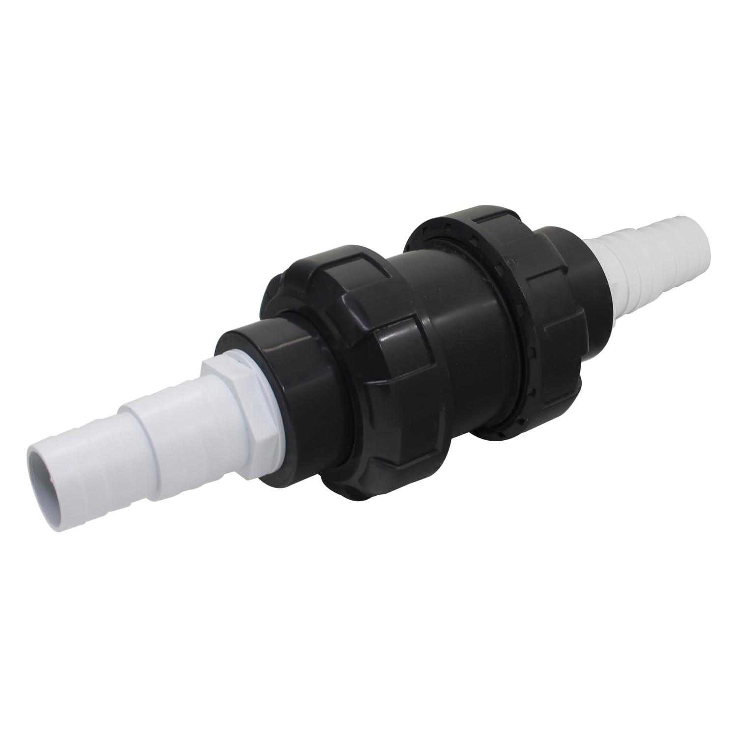 Valvola di non ritorno per piscina plastica con raccordo bocchetta tubo flessibile per irrigazione giardino agricoltura valvola di ritegno acqua pvc antiriflusso a sfera (32 38mm)