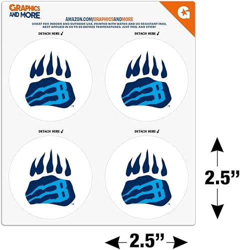 Miniatura 4 de Bob Jones University Secondary Logo Refrigerator Fridge Locker Vinyl Circle Magnet Set