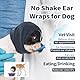 IECOii Soft Dog Calming Hoodie Anxiety Relief Dog Ear Muffs Noise Protection Dog Ear Wrap Hematoma Fireworks Dog Ear Cover for Bath Blow Drying Dog Head Cover Noise Cancelling Sleep Help Headband