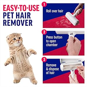 Moka’s Market Pet Hair Remover – Reusable Dog and cat Hair Remover for Couch, Furniture, Carpet and car Seats (Blue)