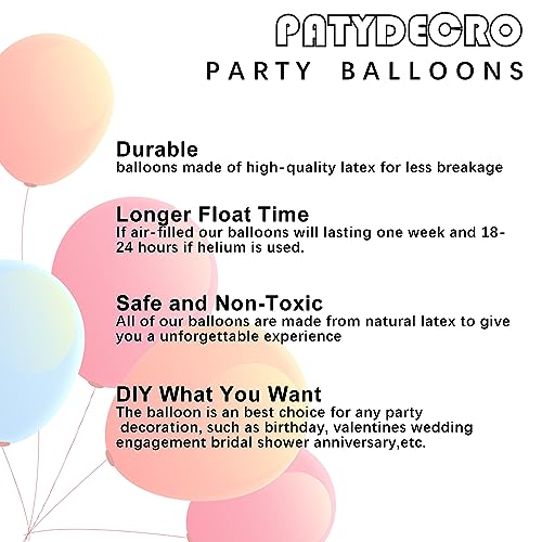 Red White Gold Latex Balloons, 50pcs 12 Inches Red White Gold and Gold Confetti Balloons with 1 Ribbon for Christmas, Birthday, Engagement, Anniversary,Valentines Party Decorations - Image 5