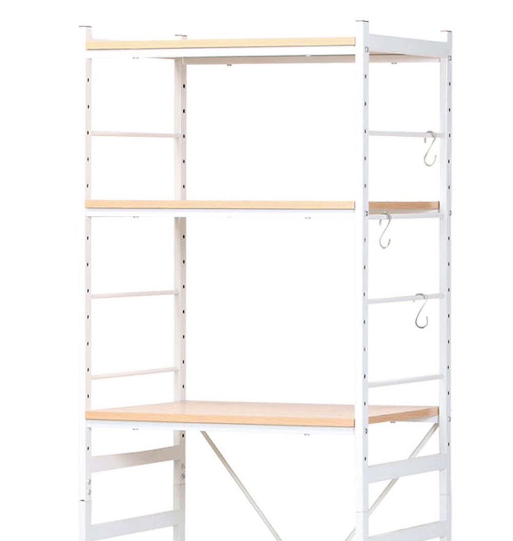 Amazon｜koeki 冷蔵庫ラック ナチュラル RZR-4518(NA) 98.5×47×13cm 