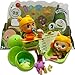 Pea Pod Babies Twenty Five Piece Dinner and Bath Time Playset - Collectible Mystery Surprise Toy with Mini Baby, Clothing, & Accessories - All in A Soft Pea Pod - Small Doll, Ages 3+