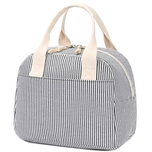 Image of LOVELYWIND Lunch Box for Women Cute Lunch Bags for Women Lunch Tote Bags Reusable Insulated Lunch Box Large Capacity Reusable Insulated Cooler for Work or Travel Gifts or Beach