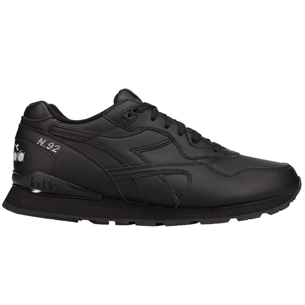 Diadora Mens N.92 Lace Up Sneakers Shoes Casual - Black