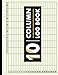customizable log book 10 column; 10 Column Log Book,10 column columnar pad,10 column disbursement journal, 10 column blank log book: V 1