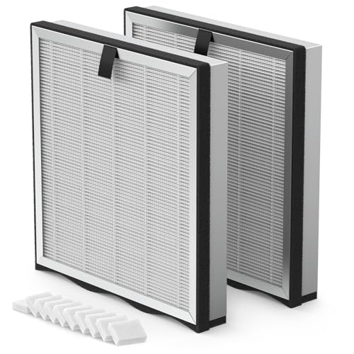 Image of JF239 Replacement Filter Compatible with JF239 /JF268 Air Purifier, 3-in-1 HEPA 13 Filtration System, 2 Pack(2 Filters & 10 Aroma Pads)