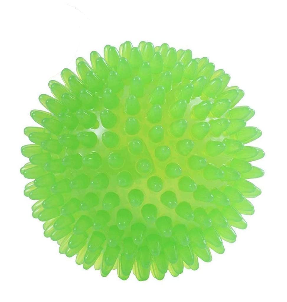 Woofy Dogs Squeaky chew Toys for Aggressive chewers | Dental Cleaning Non-Toxic Soft Natural Rubber Toy | Cute Crystal and Spiked Toy for Puppy & Dog (Ball Shape) (B0BLSQTGR3) Amazon Price History, Amazon Price Tracker