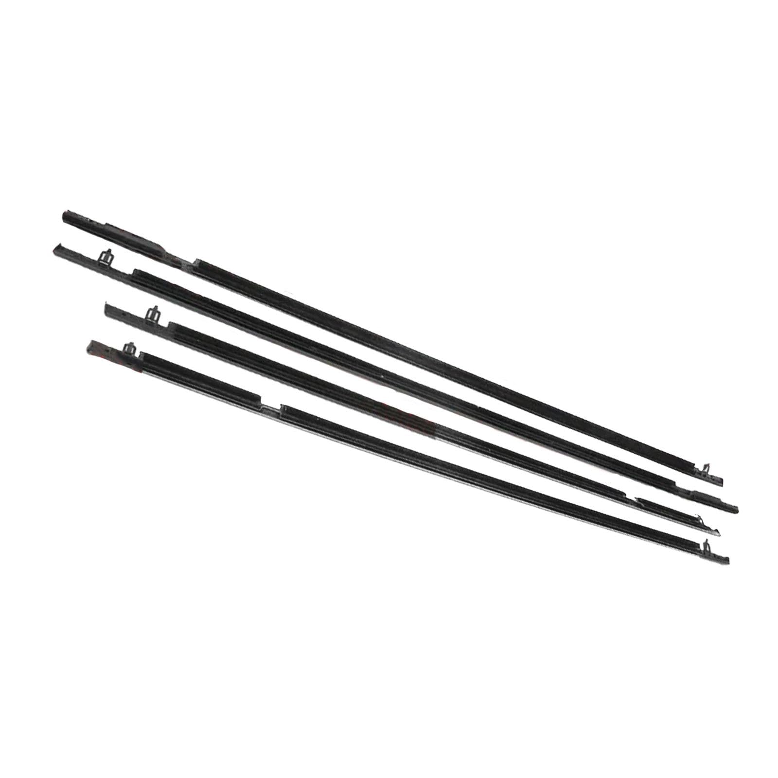 Glilar One Color Automotive Window Seals For Civic 2006-2011 4Pcs Car Window Weatherstrip Glass Seal Moulding Trim Molding Part