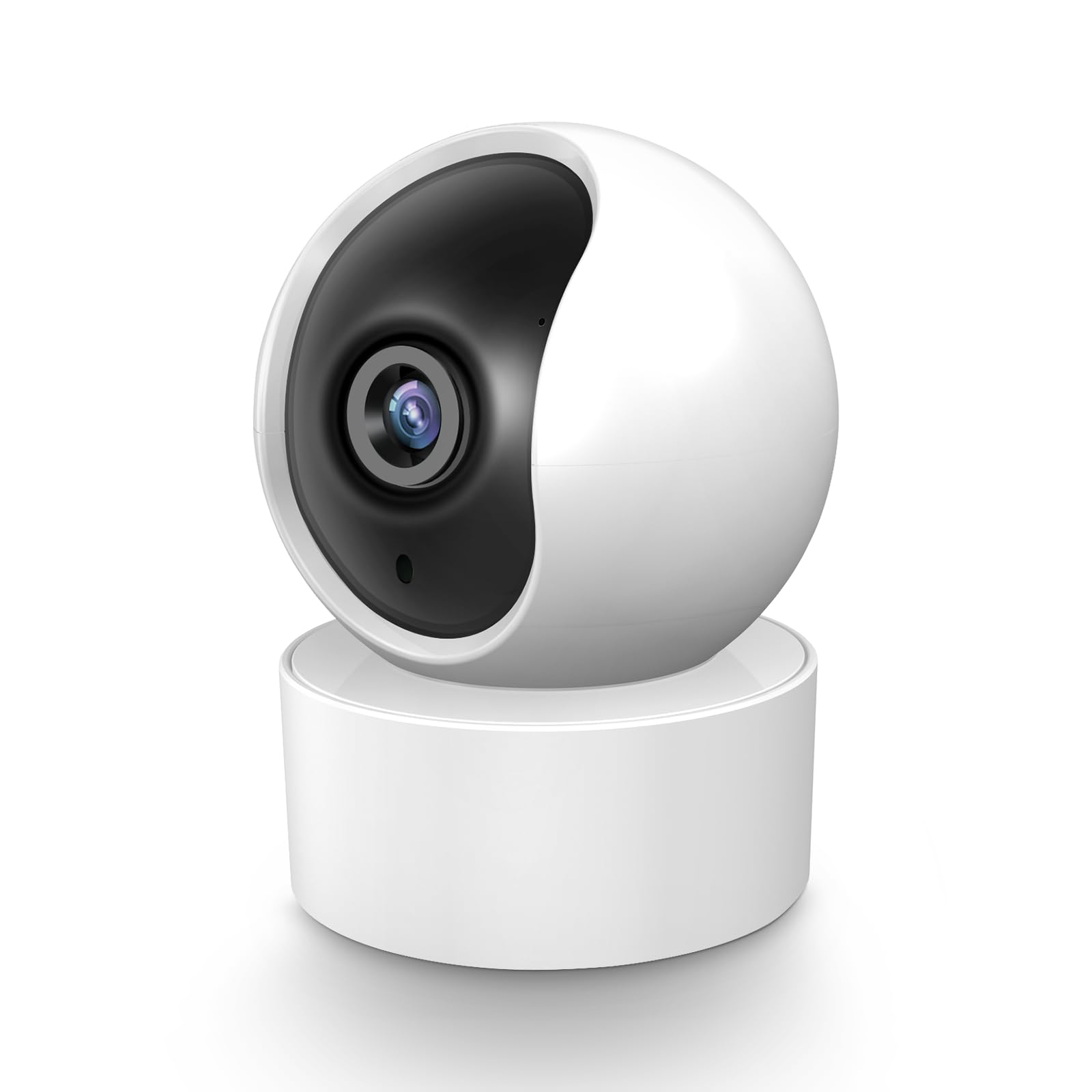 XNY Telecamera Wi-Fi Interno 2MP Tuya Smart Life, 1080P Pan/Tilt Videocamera Sorveglianza, Audio Bidirezionale, Visione Notturna, Rilevamento di Movimento, Notifica in Tempo Real