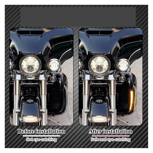 Feux de carénage LED moto à forte luminosité pour Electra Glide FLHTK