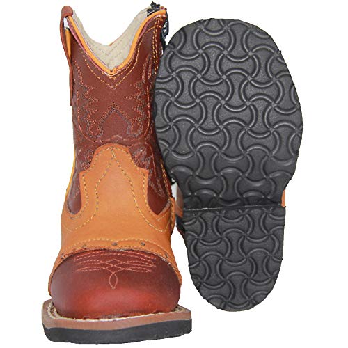 Kids Cowboy Boots Toddlers Infant Western Square Toe Boot2