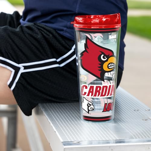 Image of Rico Industries NCAA College Double Wall Mayhem 16oz Or 20oz Tritan Tumbler W Lid