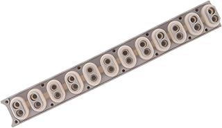 BETOOKY Leitfähige Silikon Kontaktstreifen für Elektronische Tastaturen mit 12 Tasten Schnelles und Präzises Ansprechverhalten für Studio und Heimgebrauch