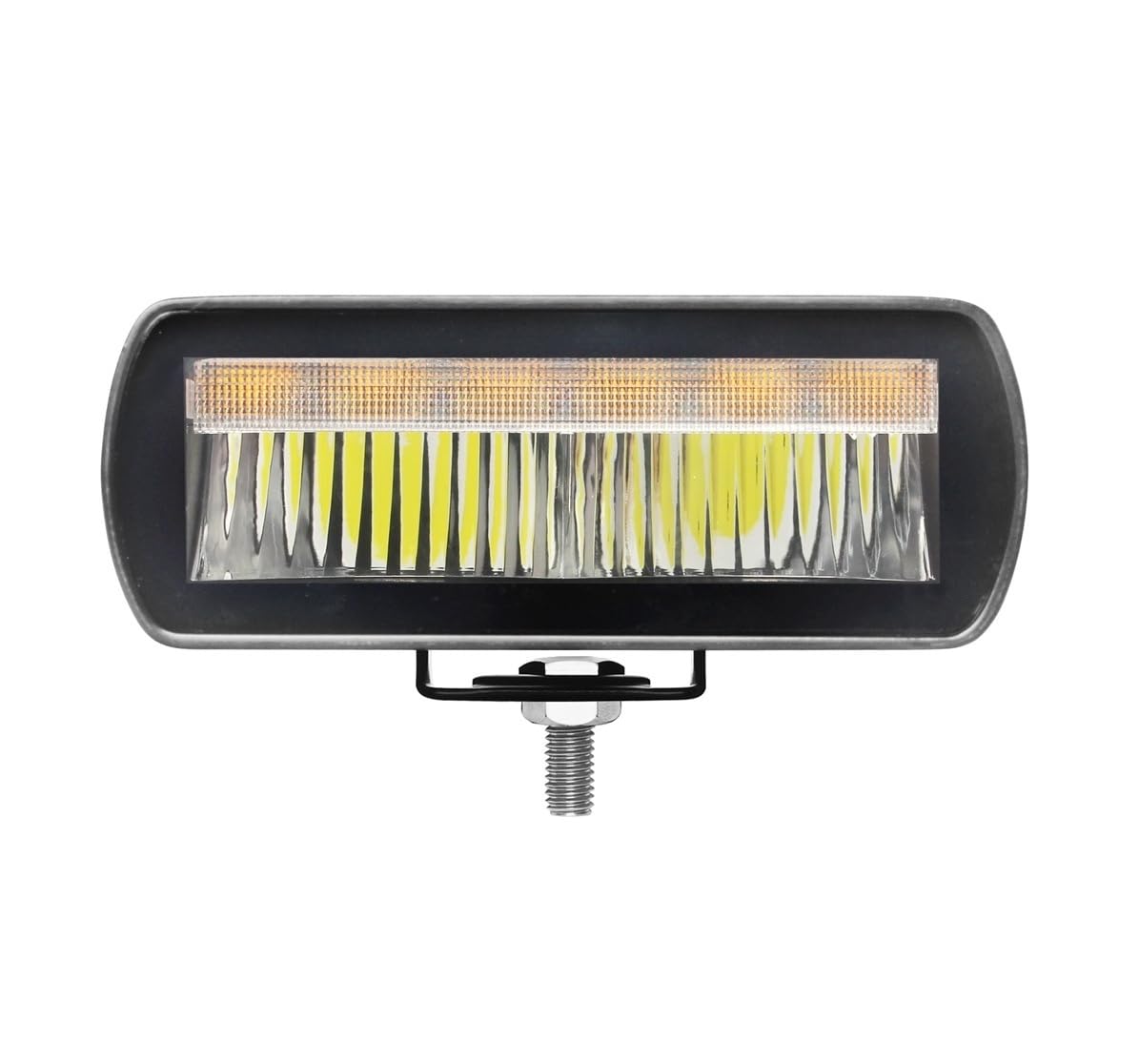 Generico 6 x reflektor roboczy LED 17 W 12 V 24 V światła mijania/do jazdy dziennej + światło stroboskopowe E9 R112 R65 EMC R10 IP67 i IP69K do samochodów osobowych pojazdów terenowych ciężarowych