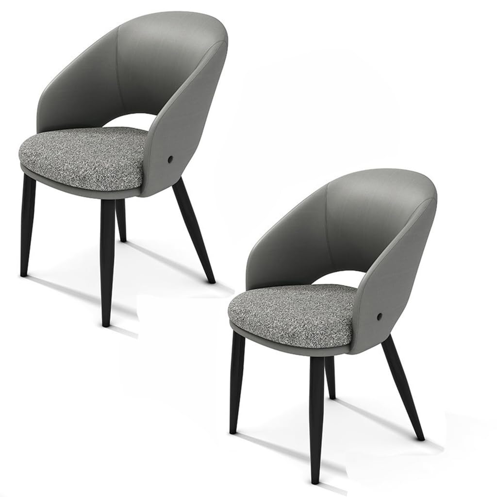 Chaise de salle à manger confortable sans accoudoirs pour repas chaleureux en famille