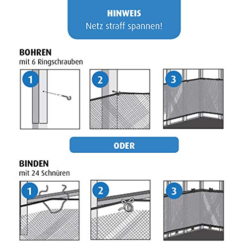 Reer Veiligheidsnet Balkon 294 X 94 Cm - Image 4