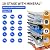 WINGSOL Replacement Filter Cartridge for Integrated RO Water Filter System Compatibel with: WS-QC-2RO 25 (F-T33)(F-MIN)(F-Dual), RO