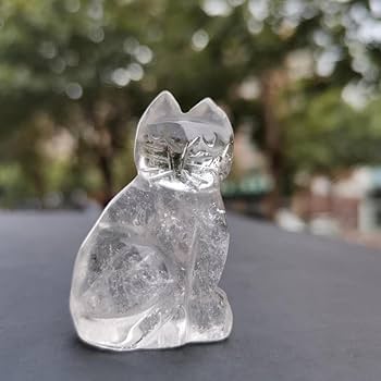 ARIAstarkおまとめ二点　天然石 四季ガーデンクォーツ猫の置物 ARIAstarkおまとめ二点 天然石 四季ガーデンクォーツ猫の置物