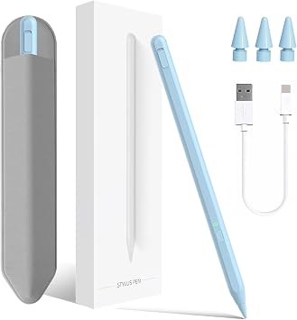 Stylus Pen for iPad 11th&10th Generation,Milikilo Pen with Pencil Holder,Palm Rejection,for Air11&13"M2/M3, Pad Pro 11"&13"M4,iPad 6-11th,iPad Pro 11"/12.9 ", iPad Air 3/4/5,Mini 5/6
