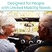 Vive Car Handle Assist for Elderly - Vehicle Support Handle - Standing Mobility Aid Tool for Elderly - Safety Door Handle Autocane (2 Pack)