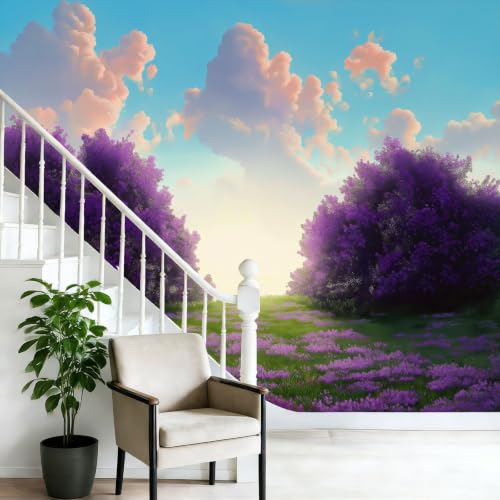 Papier peint intissé fleurs romantiques pour transformer votre chambre en cocon