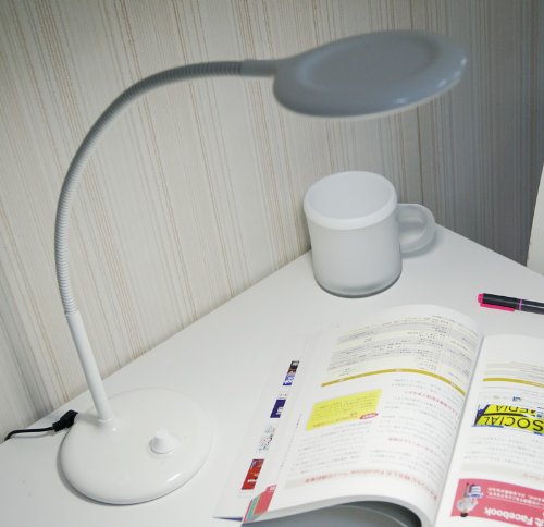 希少 日本製 LEDデスクライト ボリューム調光 LFX3-D-BKN ホテル仕様 Amazon | エル光源 LEDデスクライト ボリューム調光 LFX3-D-WHT