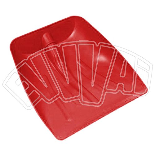 PALA DA NEVE A CUCCHIAIO 410X370 MM 650GR PLASTICA BADILE SPALANEVE SENZA MANICO