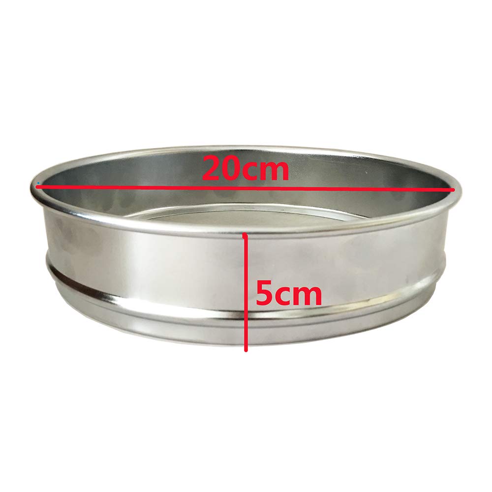 Sito testowe 8 cali, tkanina druciana ze stali nierdzewnej 304, 1 szt(2000mesh 0.003mm)