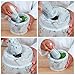 Laevo White Marble Mortar and Pestle Set - Heavy Duty Stone Spice Grinder - 2.1 Cup Capacity, 5.5-Inch Reversible Mortar and Pestle Set for Guacamole, Pesto, Spices - Large