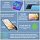 DMOAO Tablet 10 Zoll Android mit 5G WLAN, 8GB RAM + 64GB ROM(TF 1TB), Octa-Core 2.0 GHz, BT 5.0, Face ID, IPS 1280 * 800, 6000 mAh, HD Tablets mit Schutzfall, Blau