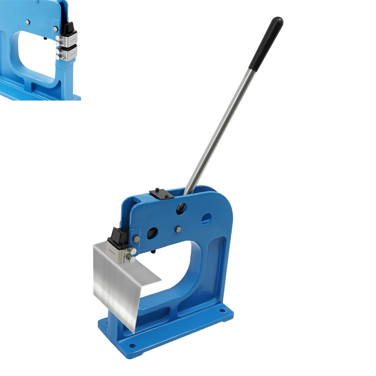 XNZJHPP Metal Shrinker Stretcher - Manual Metal Bending Machine with 8.5 Throat for Iron, Brass, Copper, Aluminum & Steel - Long Handle for Precision Fabrication