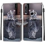 Coque pour Huawei P Smart Z / Y9 Prime 2019 / Enjoy 10 Plus Housse PU Cuir à Rabat Housse Étui...