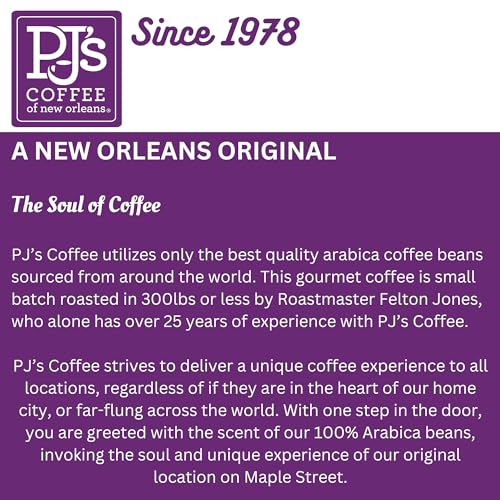 PJ's Coffee French Roast Molido Pack 3 x 12 oz miniatura 3