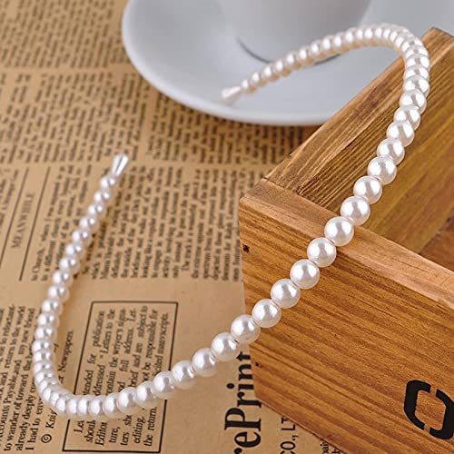 APPSAMBR- 2 Hot Korean Imitiation Pearls Hairband Elegant Headband Hair Accessories Women Headband Wedding Party Bridal Hair Hoop (B099X5MNZR) Amazon Price History, Amazon Price Tracker