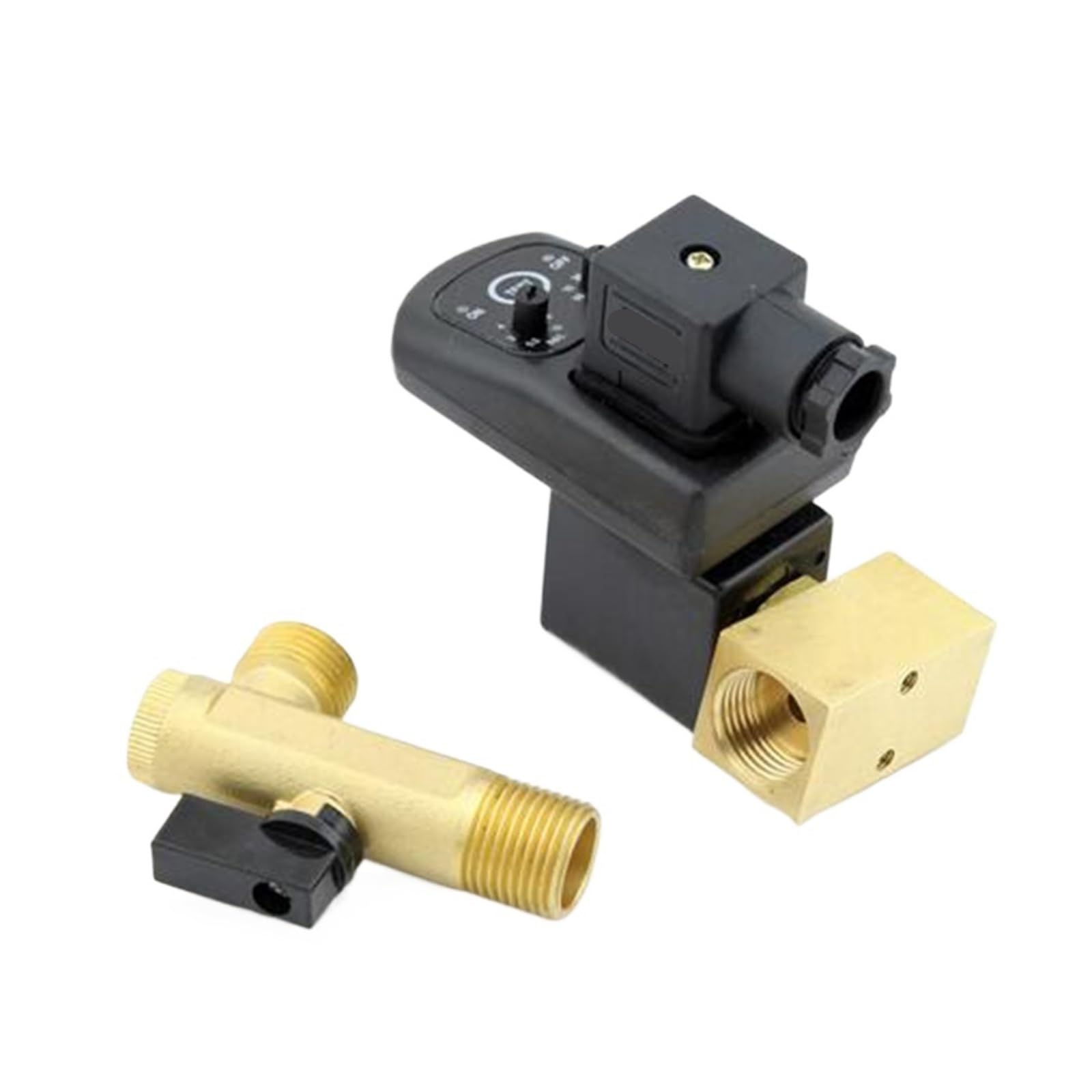 1 válvula de Drenaje automático condensado compresor Aire temporizado electrónico Totalmente 220 V y 1/2" | 110VAC,OPT A