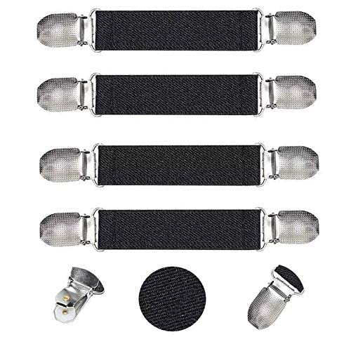 Hat Clips for Travel, Mitten Clips for Kids, Stainless Steel Elastic Glove Clips for Kids, Toddlers, Adults, Easy to Use Winter Mitten Clips, No More Lost Gloves (2)